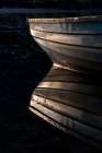 Ireland Boat reflection on Lake Cummeenduff Art Print